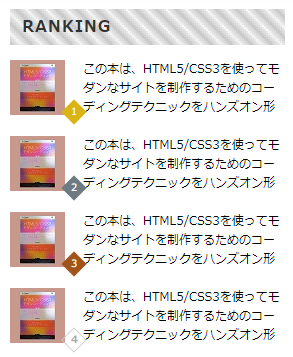 HTML5/CSS3 モダンコーディング」を読破する！！No.04  スタンダード 