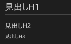 Markdown で見出しを記述する